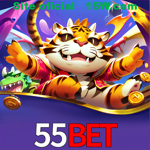 Imagem promocional da 55Bet mostrando a plataforma e suas vantagens